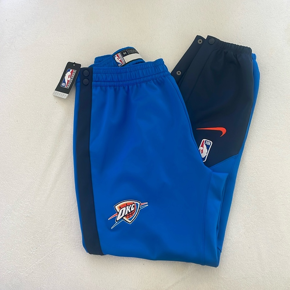 Blue Oklahoma City Thunder jogger pants